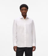 Karl Lagerfeld Rounded Collar Shirt White
