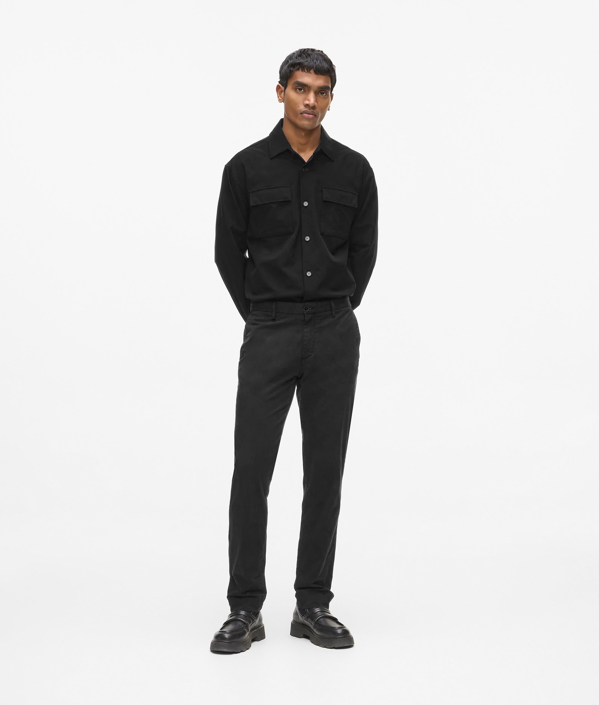 Karl Lagerfeld Classic Chino Pants Black