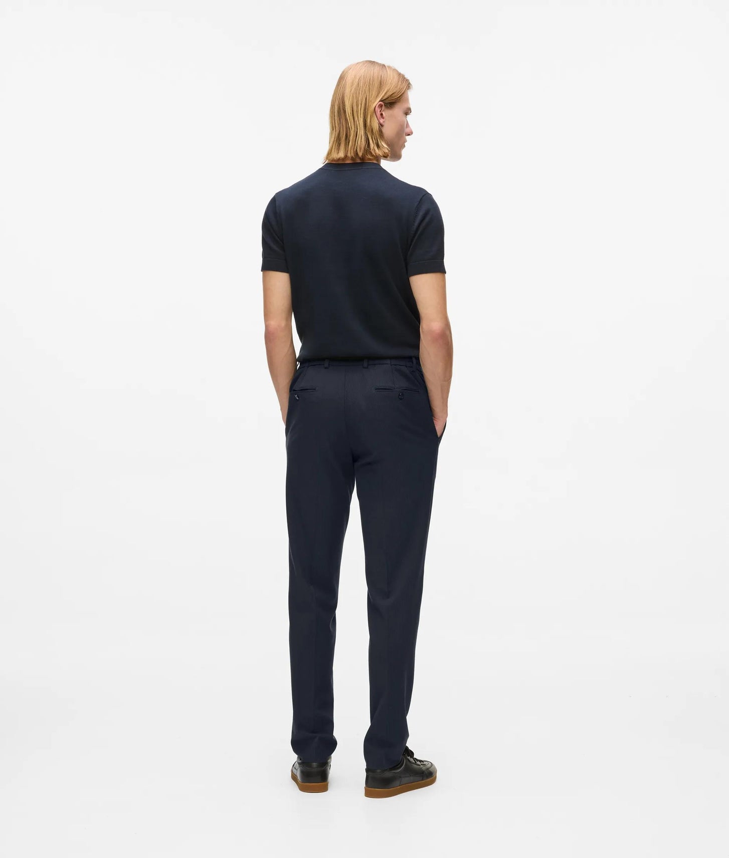 Karl Lagerfeld Drawcord Waist Pants Navy
