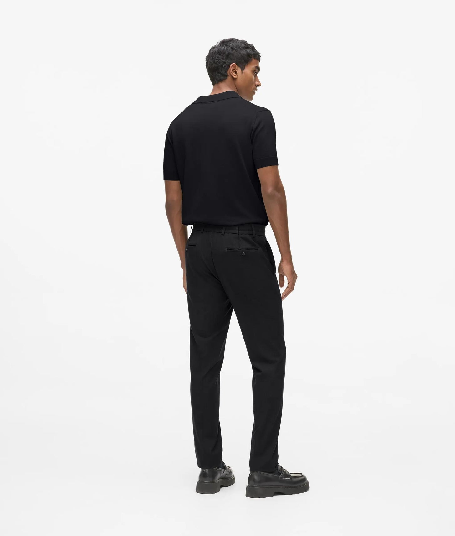 Karl Lagerfeld Drawcord Waist Pants Black