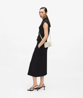 KarlLagerfeld Kweave Chain Shoulder Bag Black-Nickel