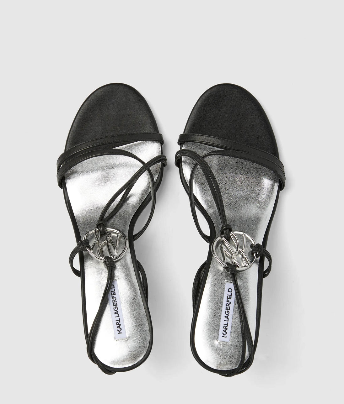 Karl Lagerfeld Dual-Layer Denim Mini Skirt Mid Blue Blocked