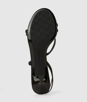 KarlLagerfeld Kweave Barrel Crossbody Bag Black-Nickel