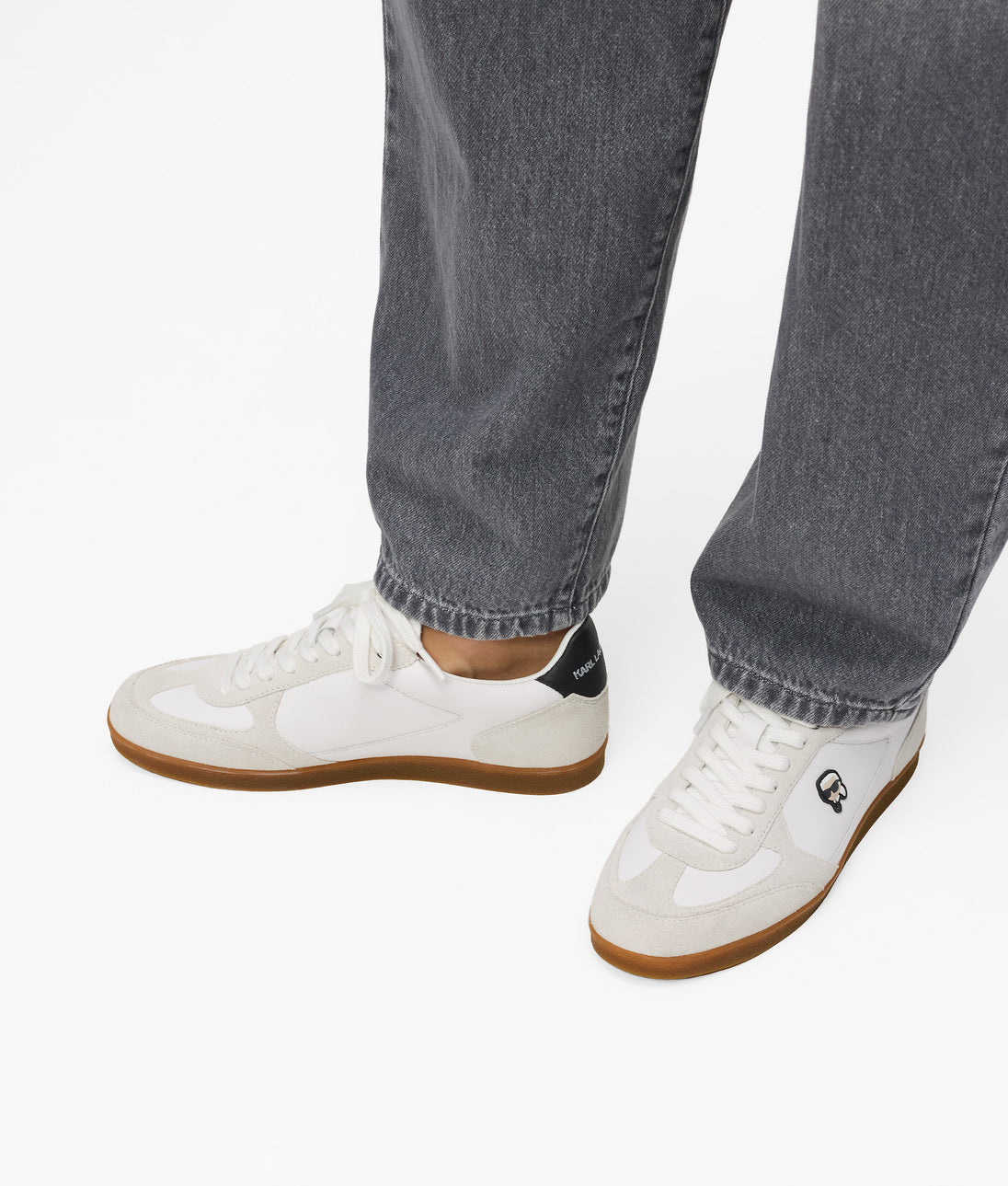 KarlLagerfeld Ikon Nylon Mini Shoulder Bag Black