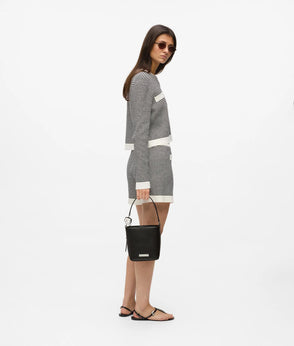KarlLagerfeld Ikon Smooth Bucket Bag Safari