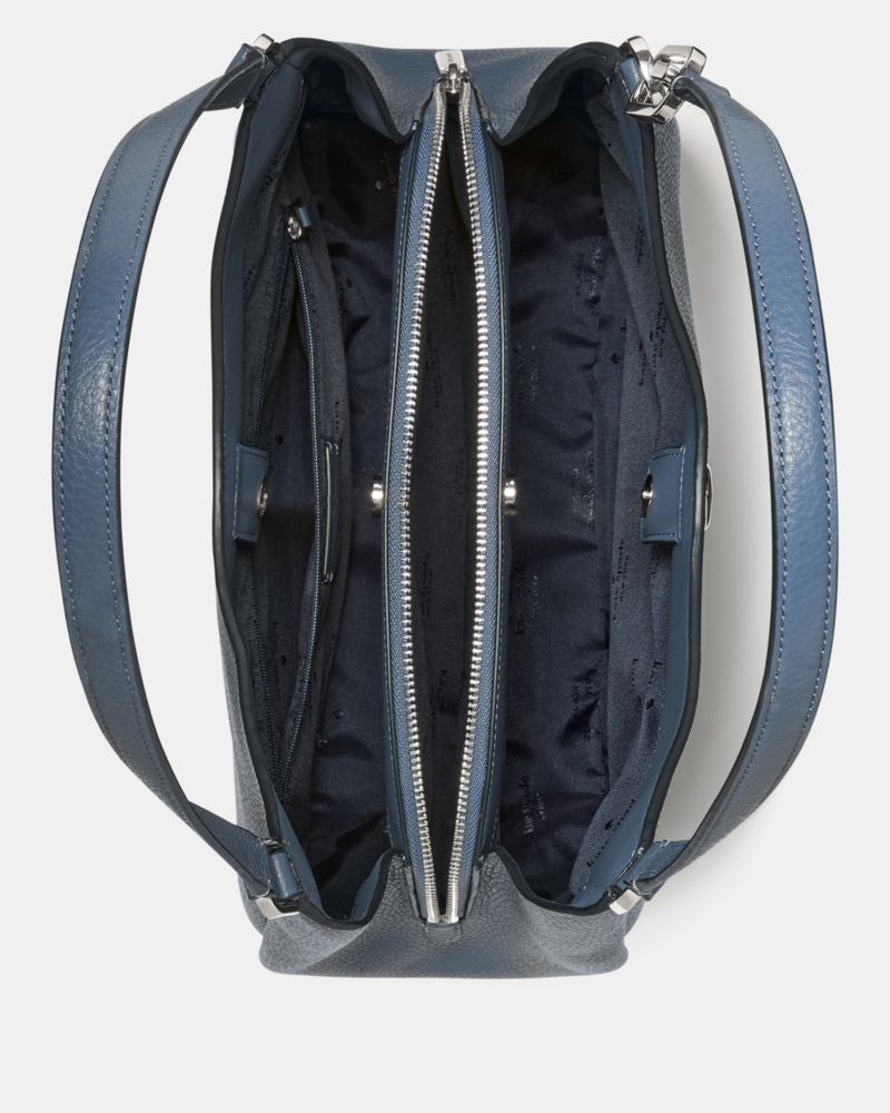 KateSpade Kayla Large Triple Compartment Shoulder Bag Twilight Blue