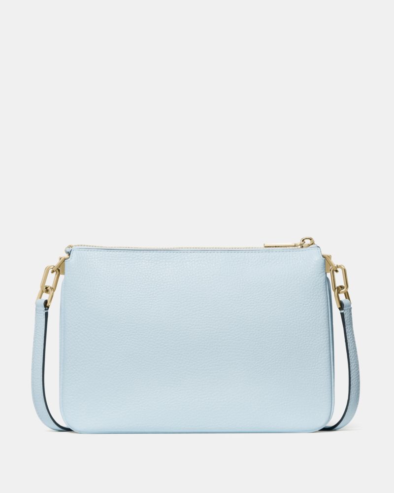 KateSpade Kayla Small Triple Compartment Crossbody Crisp Sky