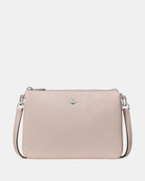 KateSpade Kayla Small Triple Compartment Crossbody Powdered Sugar