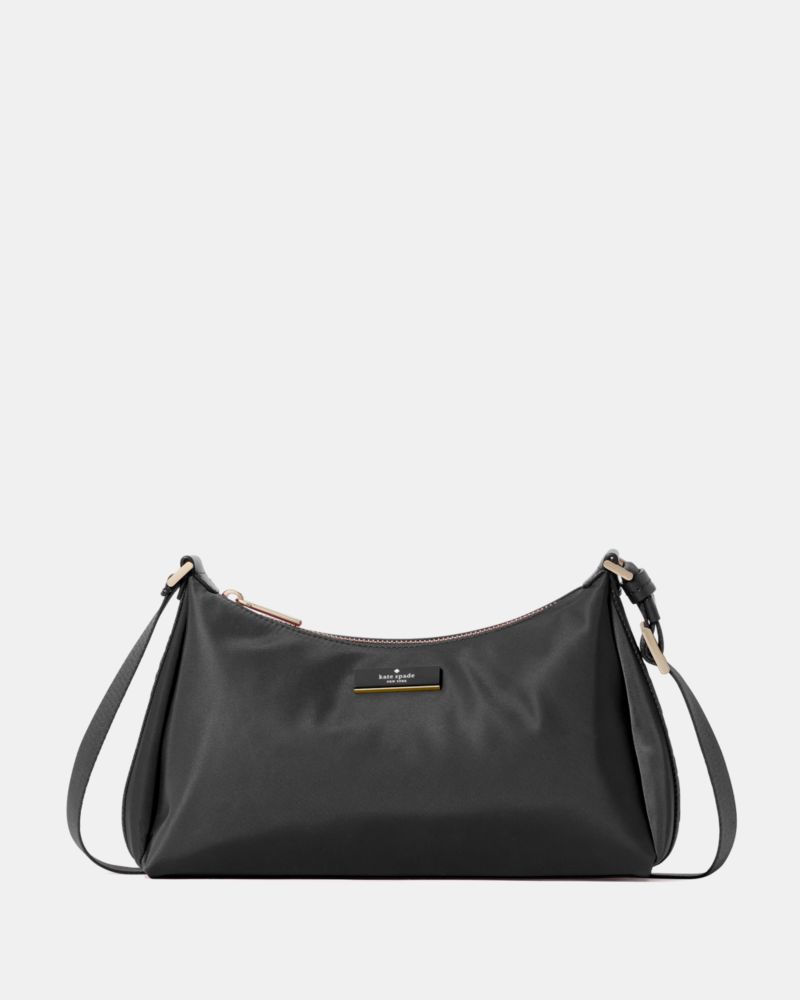 KateSpade Carter Nylon Shoulder Bag Black