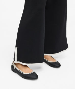 Karl Lagerfeld Washed Wide Leg Sweatpants Magnet