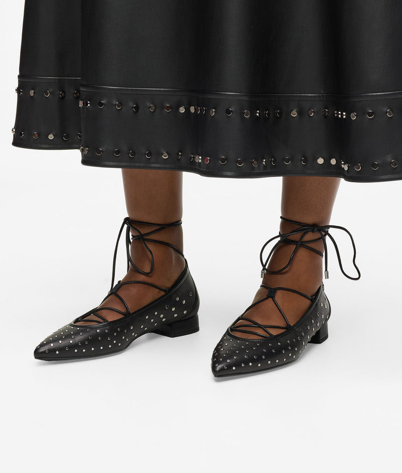 KarlLagerfeld Kweave Mini Shoulder Bag Black-Nickel