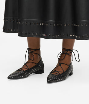 KarlLagerfeld Kweave Mini Shoulder Bag Black-Nickel