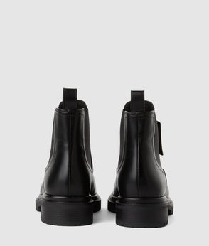 Karl Lagerfeld Ribbed Long-Sleeved Dress Washed Black