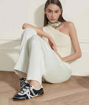 Karl Lagerfeld Inked High-Rise Denim Shorts Fairytale