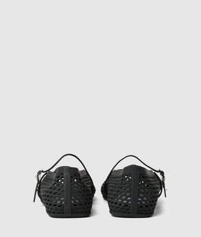 Karl Lagerfeld Button Detail A-Line Skirt White