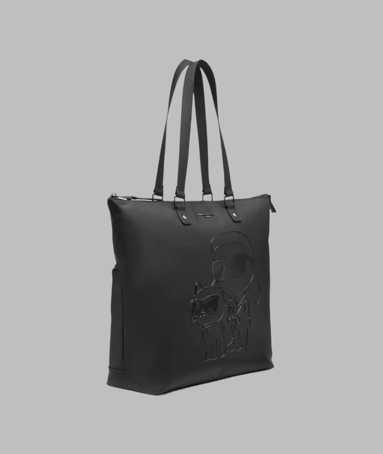 KarlLagerfeld Karl & choupette travel tote black