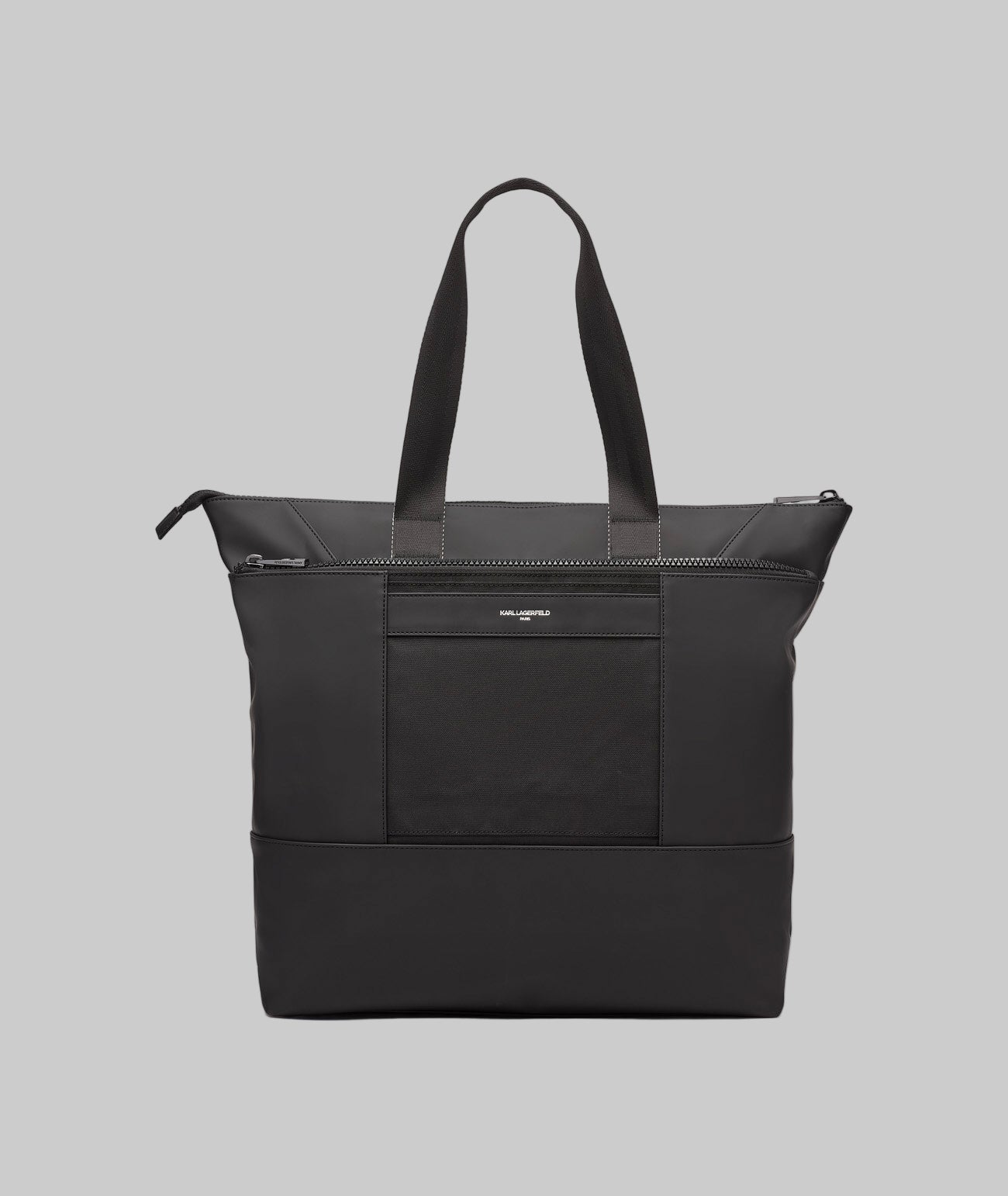 KarlLagerfeld World tour travel tote bag black