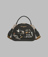 KarlLagerfeld Bellamy crossbody with cate pins black