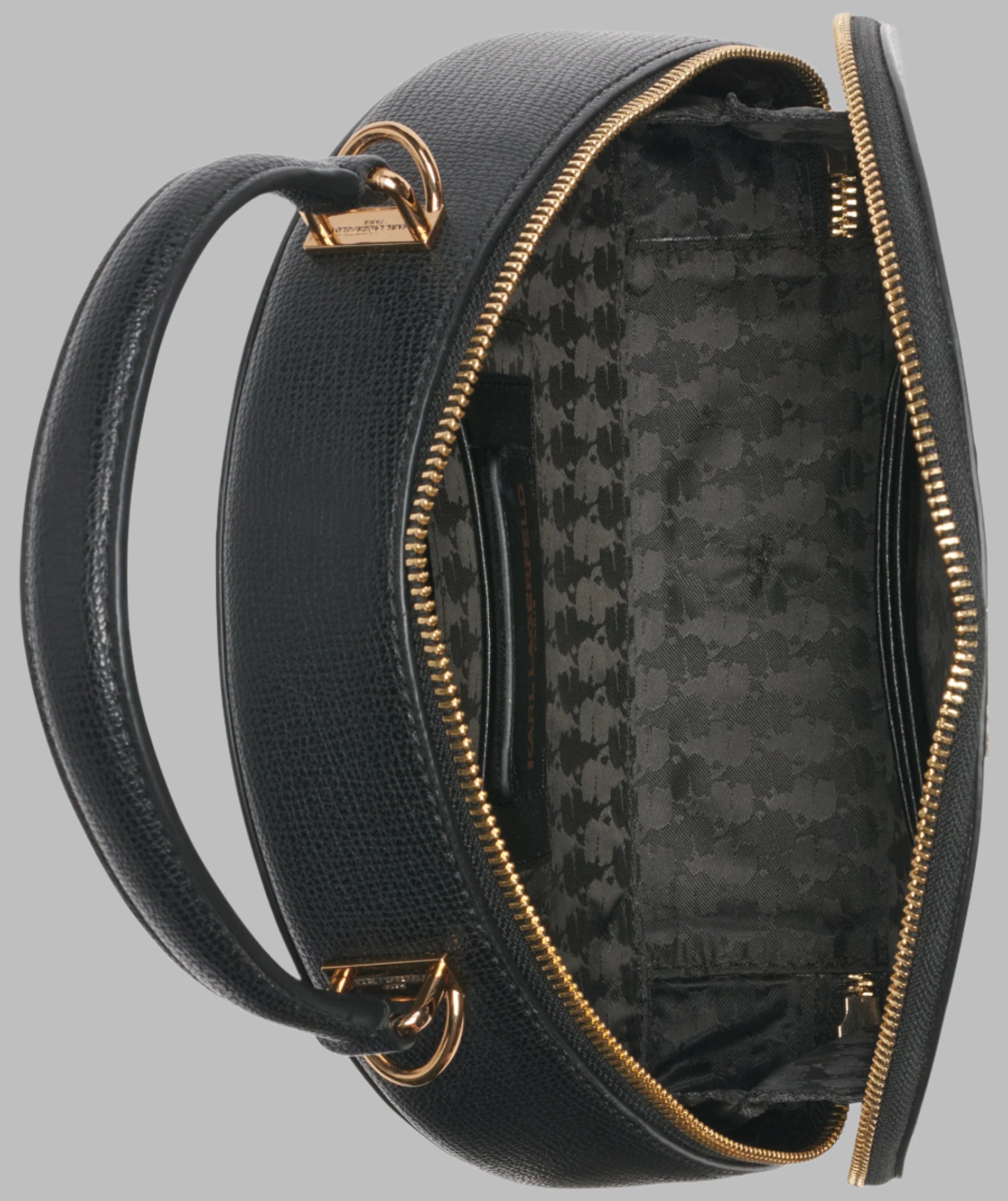 KarlLagerfeld Bellamy crossbody with cate pins black
