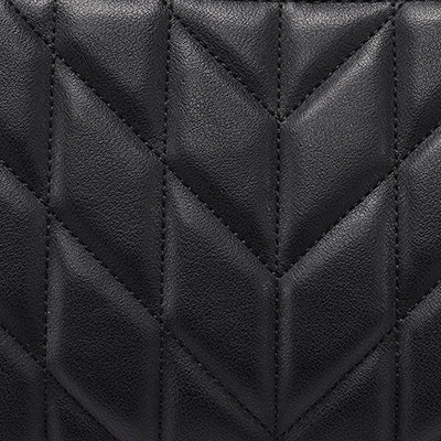 KarlLagerfeld Meribel satchel with oversized fashion pins black / gold