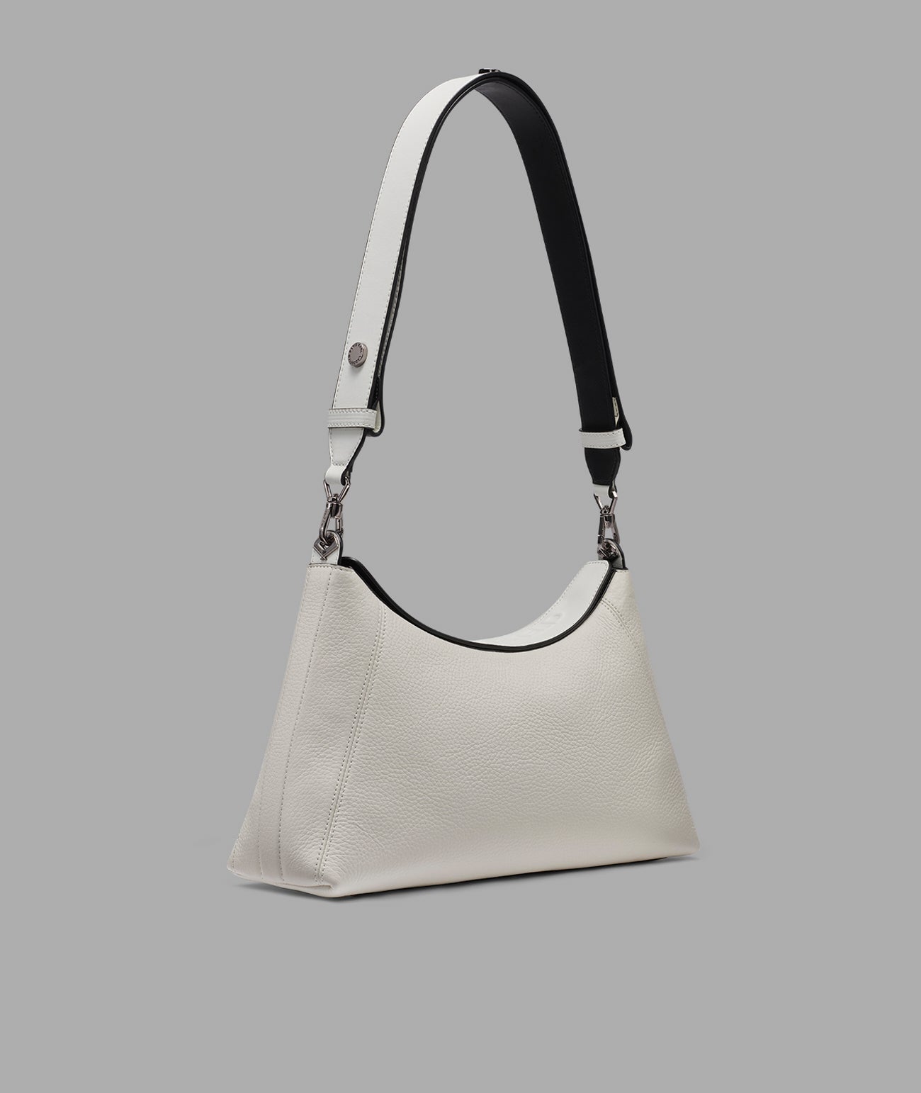 KarlLagerfeld Nikole mini crossbody with hangoff winter white/silver