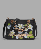 KarlLagerfeld Savoie floral mini crossbody black multi 4