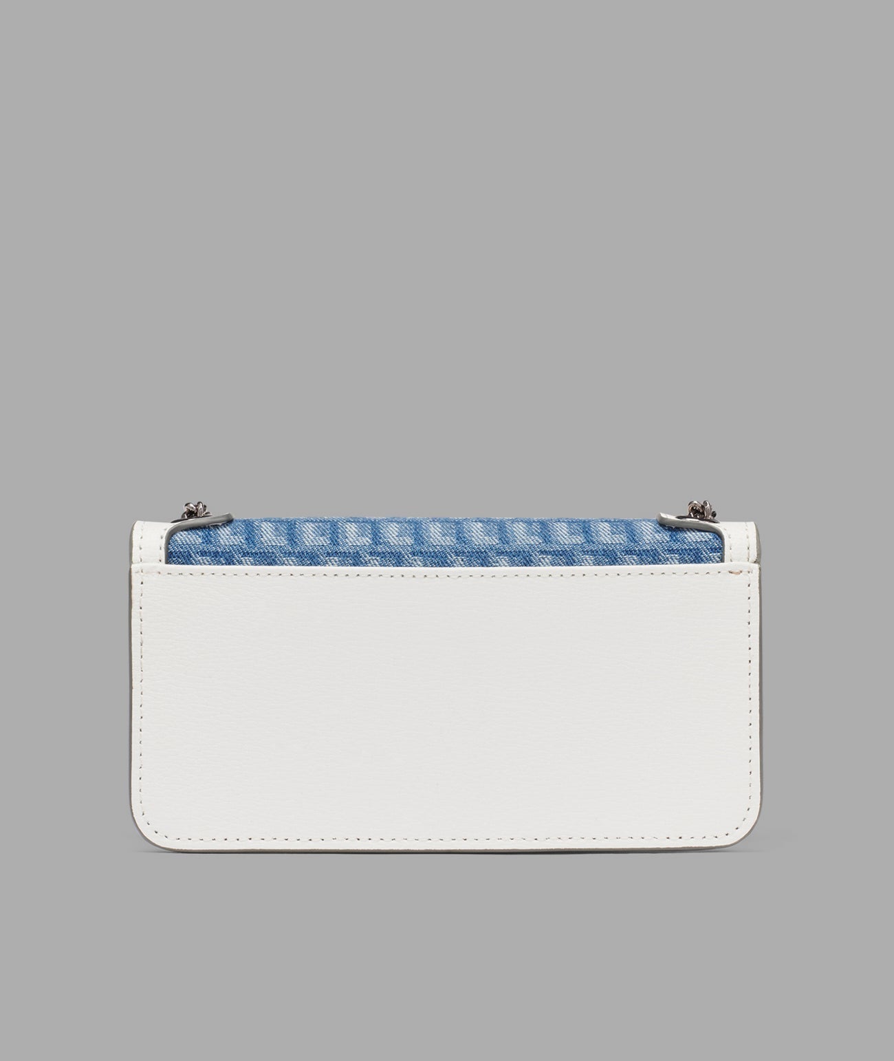KarlLagerfeld Kosette denim jacquard shoulder bag denim/white