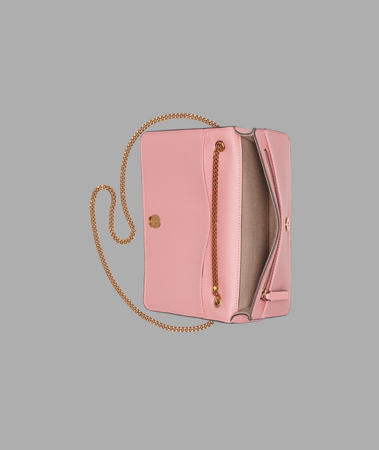 KarlLagerfeld Kosette boucle shoulder bag sunkist coral