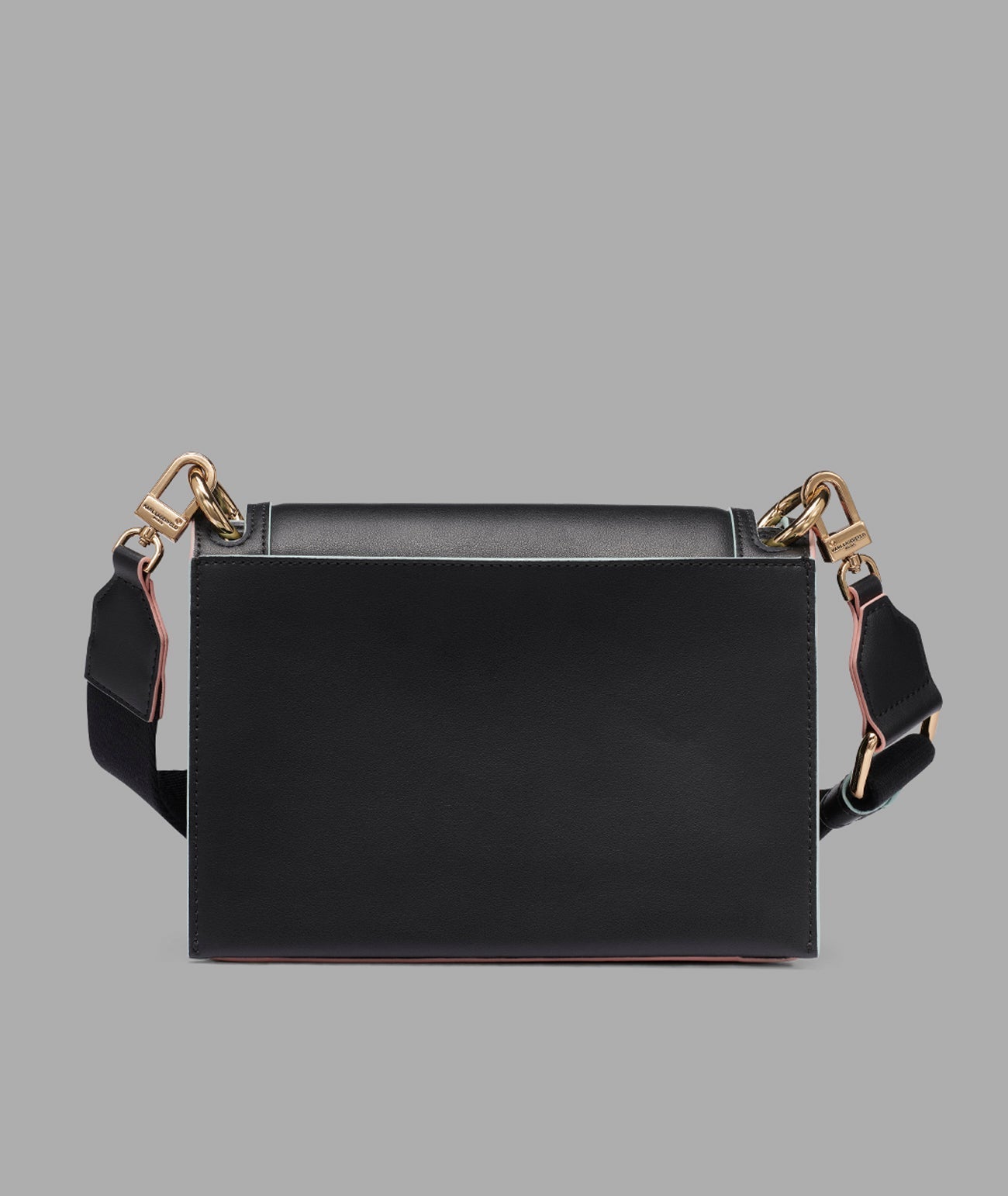KarlLagerfeld Camille shoulder with oversized fashion pins black / gold