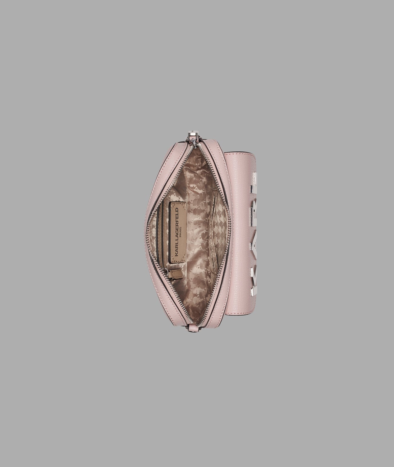 KarlLagerfeld Maybelle camera crossbody lotus
