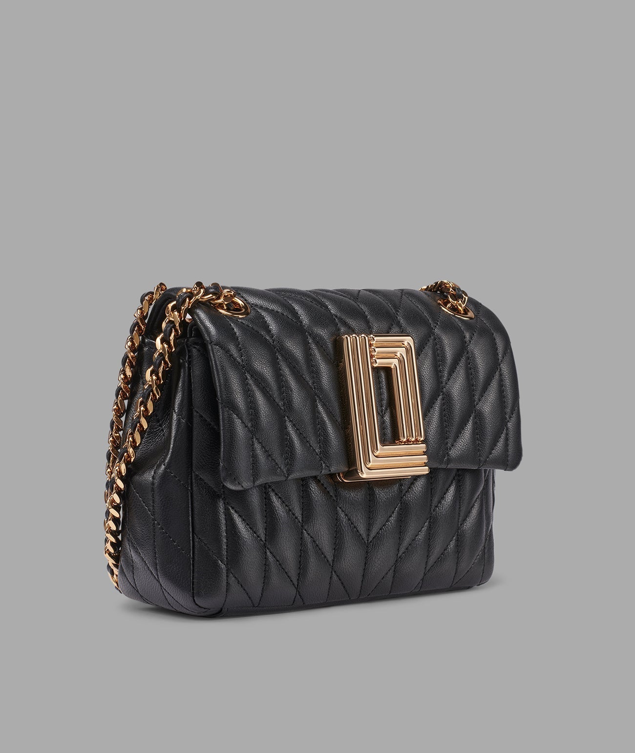 KarlLagerfeld Lafayette mini crossbody black / gold