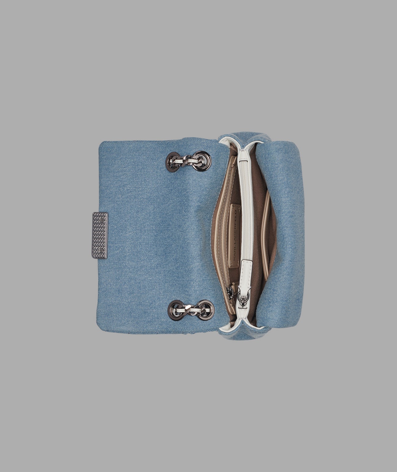 KarlLagerfeld Lafayette mini crossbody denim light denim