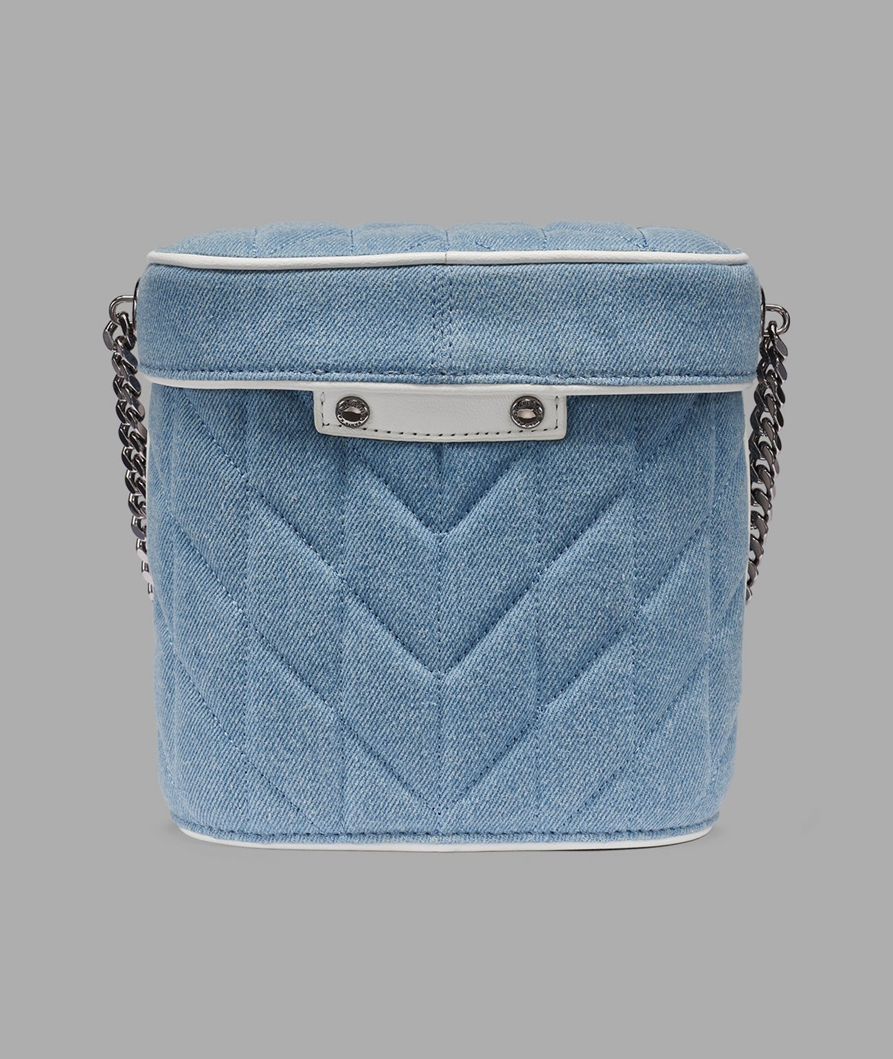 KarlLagerfeld Lafayette crossbody bucket bag light denim
