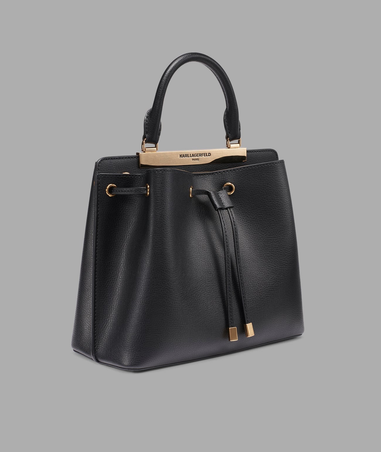 KarlLagerfeld Evelina bucket bag black / gold