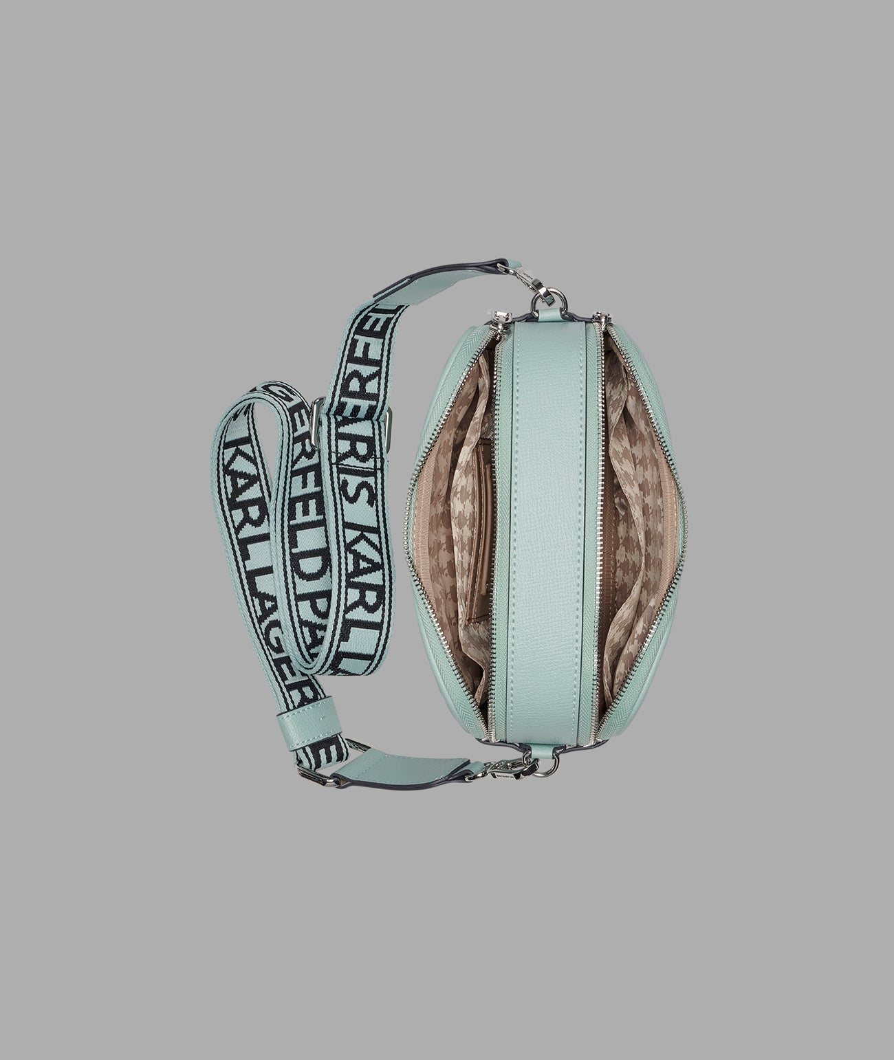 KarlLagerfeld Maybelle camera crossbody fresh mint