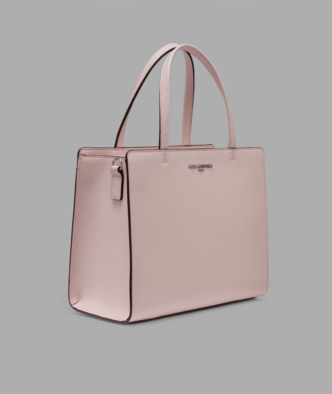 KarlLagerfeld Maybelle satchel with choupette charm lotus