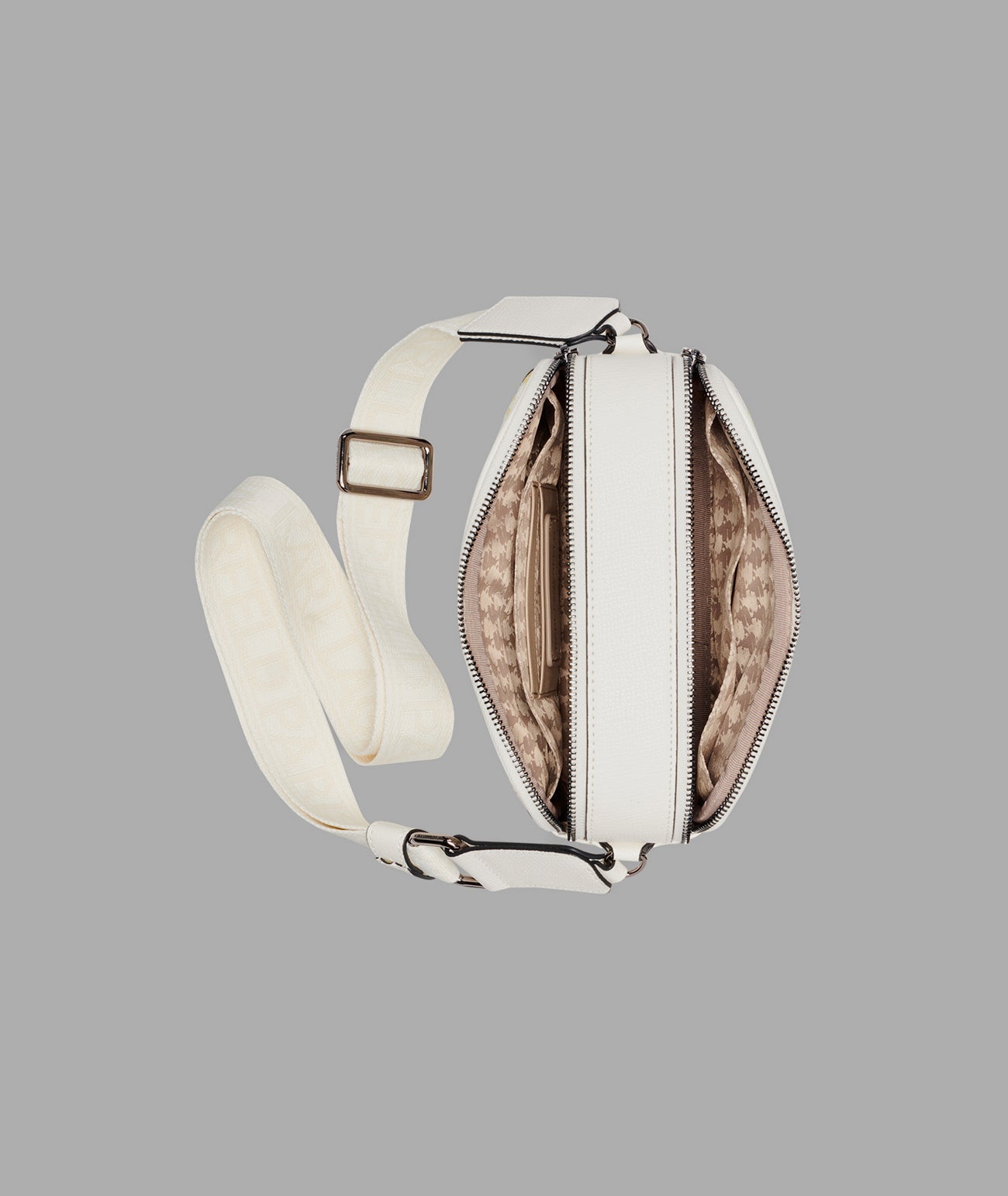 KarlLagerfeld Maybelle sequin crossbody winter white multi