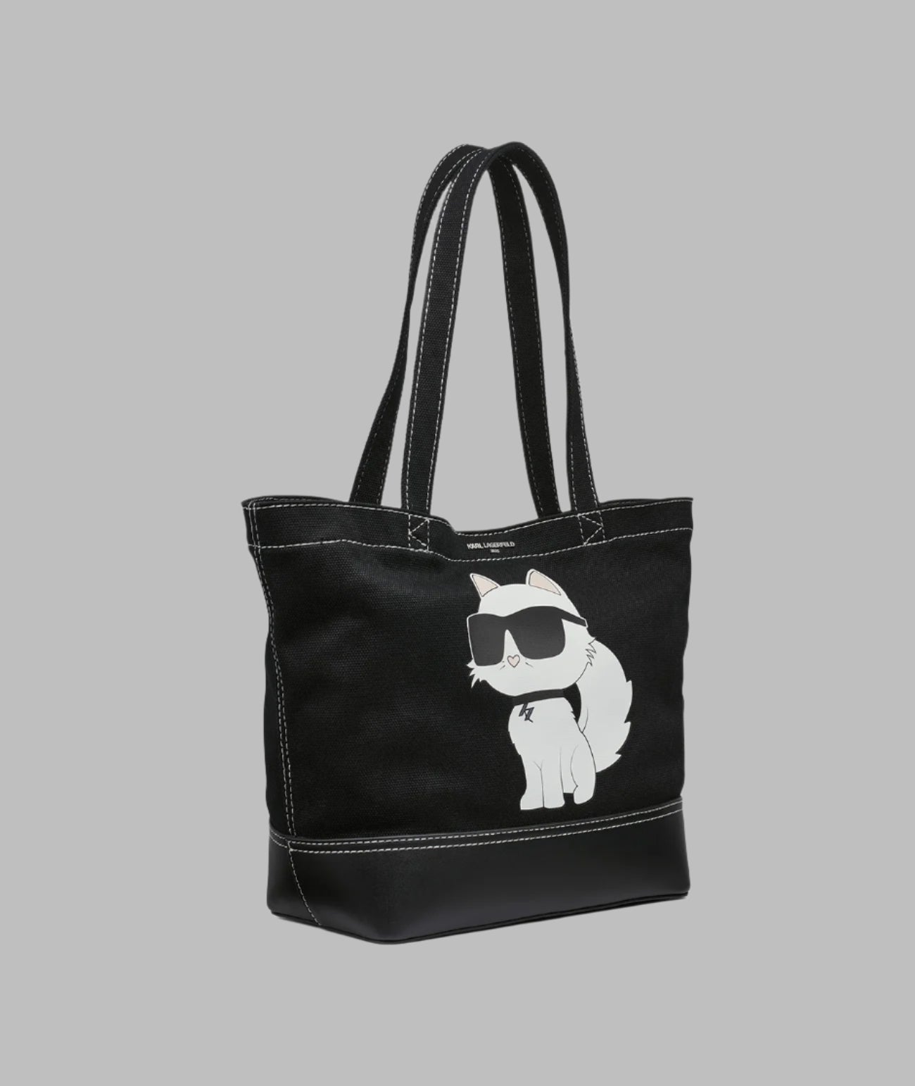 KarlLagerfeld Cannes east west tote black
