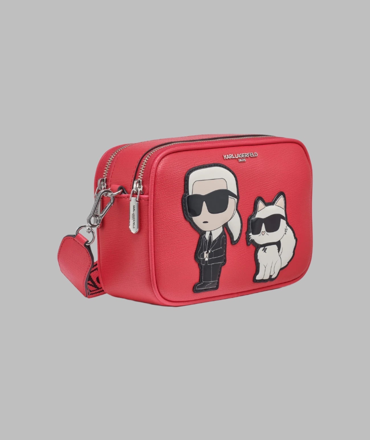 KarlLagerfeld Maybelle camera crossbody french rose