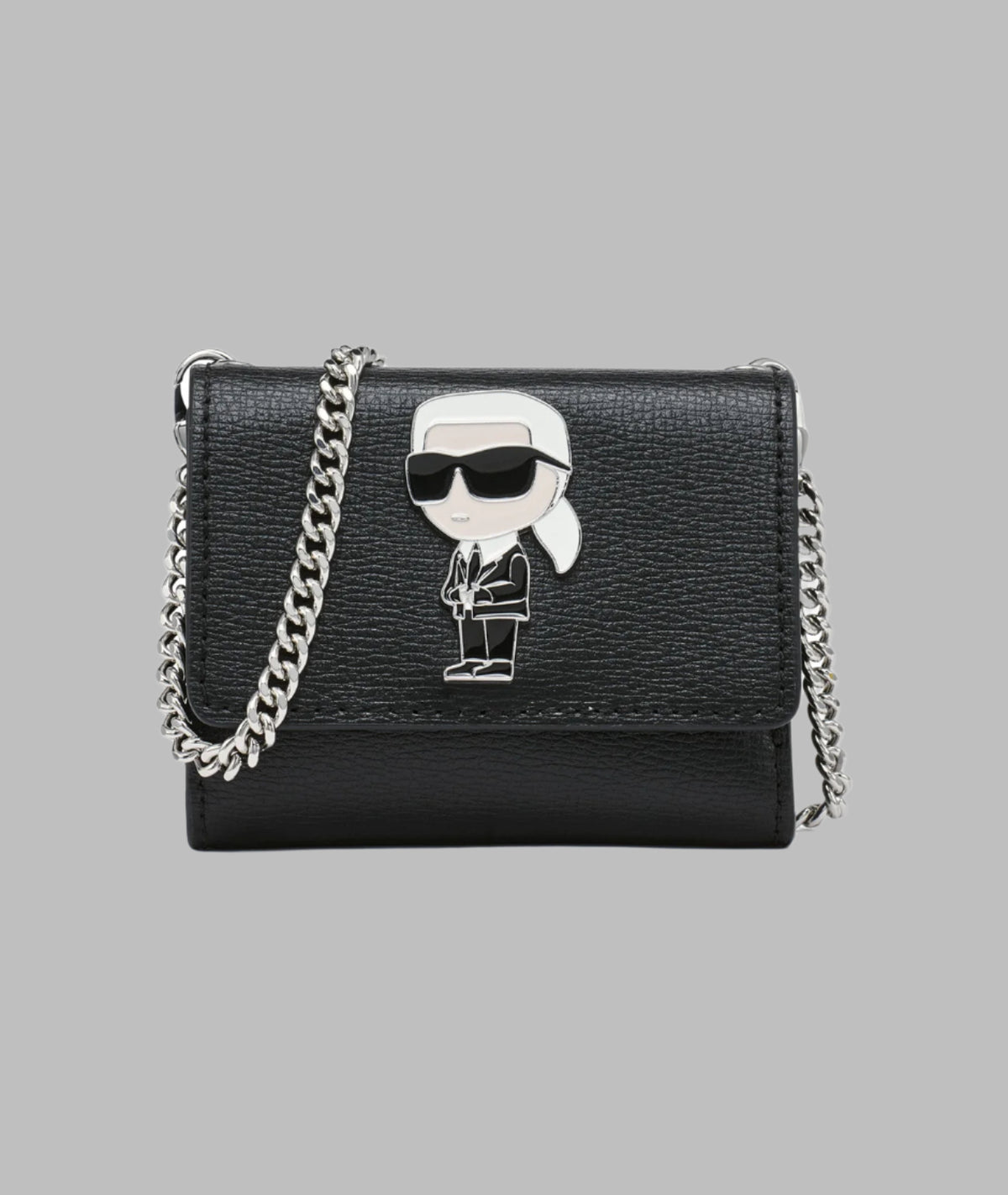 KarlLagerfeld Small wallet on chain black