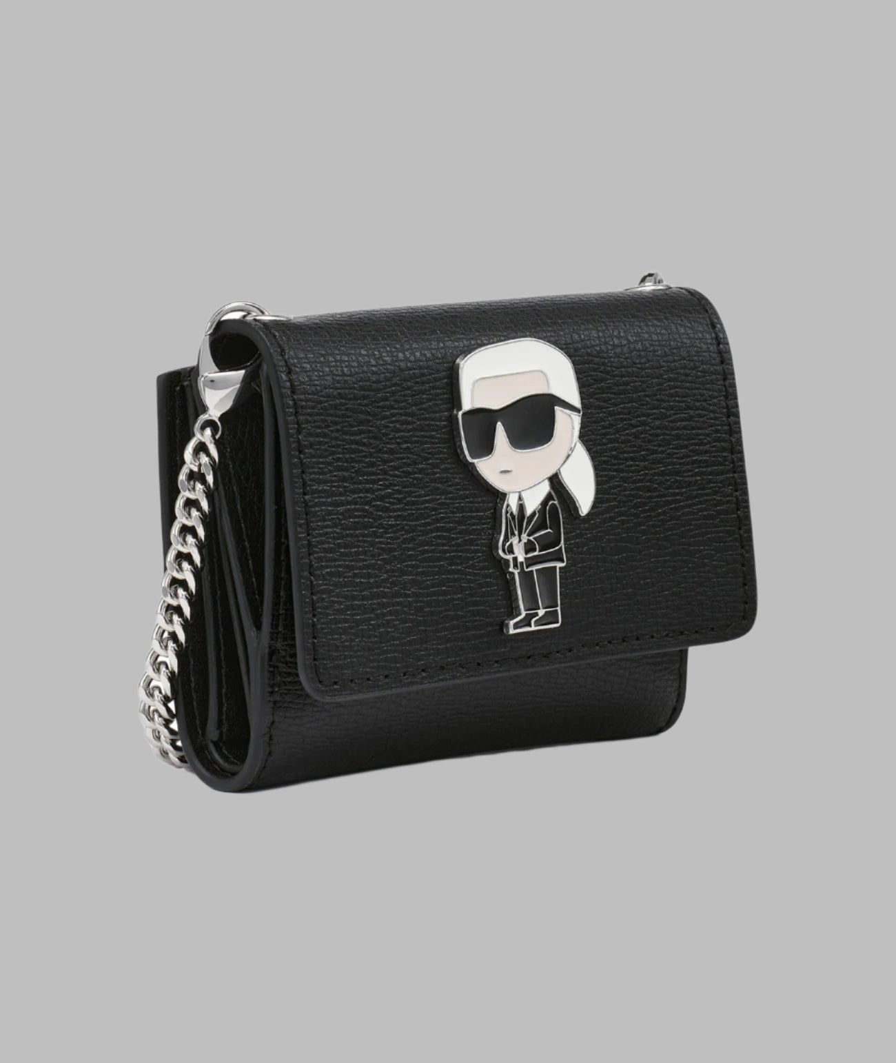 KarlLagerfeld Small wallet on chain black