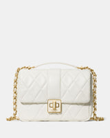 KateSpade Carey Quilted Small Flap Crossbody Meringue