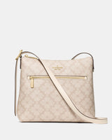 KateSpade 454 Spade Flower Swingpack Crossbody Bag Dark Beige Moon Dust