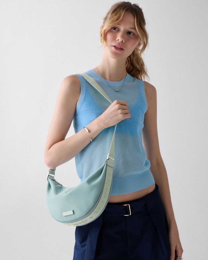 KateSpade Carter Nylon Sling Crossbody Bag Aventurine Multi