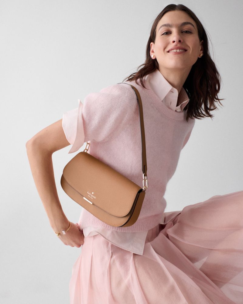 KateSpade Quinn Shoulder Bag Tuscan Brown
