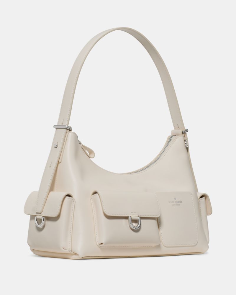 KateSpade Cargo Shoulder Bag Cashew Milk