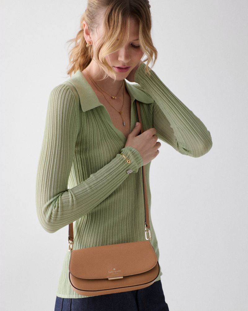KateSpade Quinn Mini Crossbody Bag Tuscan Brown