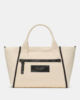 KateSpade Dash Canvas Tote Bag Natural