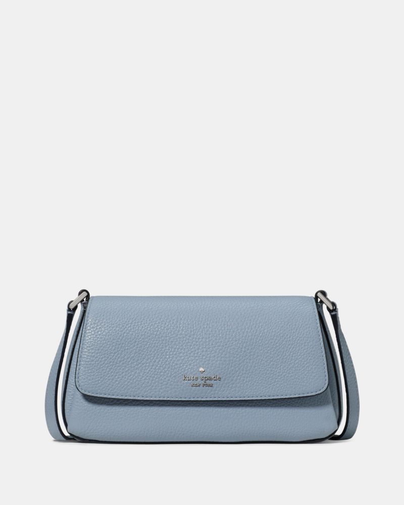 KateSpade Sutton Mini Flap Crossbody Muted Blue