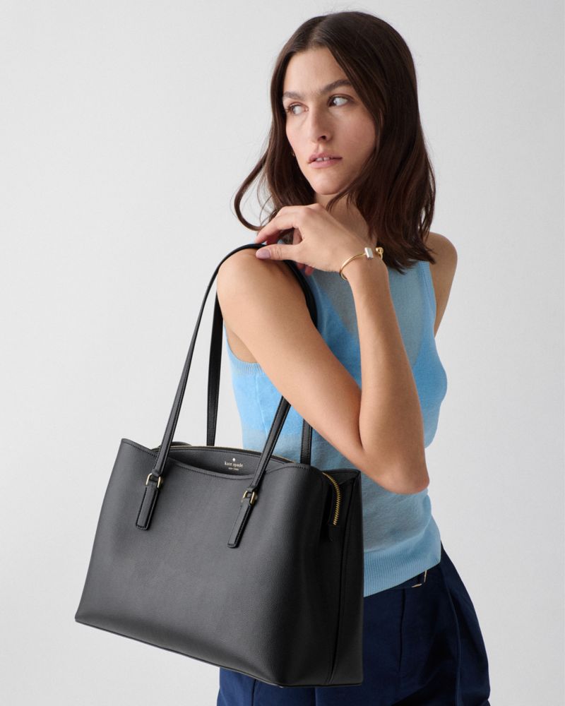 KateSpade Thompson Street Commuter Tote Bag Black